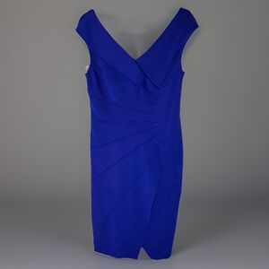 Maggy London Royal Blue Asymmetrical Dress